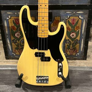 2011 Fender 60th Anniversary Precision Bass - Black Guard Blonde