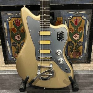 Fender Goldfoil Jazzmaster Custom B5 – 2021 – w/ Fender USA Pro II Rosewood neck